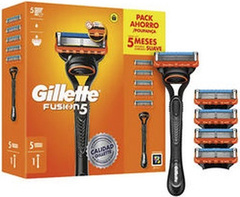 Razor Gillette Fusion 5 Rasierer + 5 Ersatzklingen