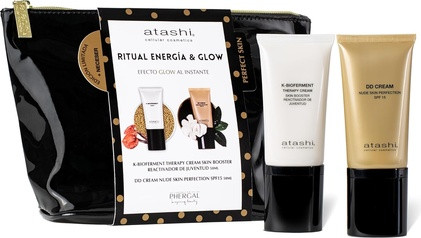 Getönte Tagescreme Atashi K-Bioferment Therapy Cream Skin Booster und DD Cream Nude Skin Perfection