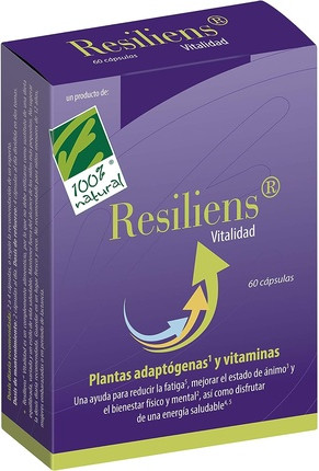 Kapseln 100% Natural Nutricosmetics Resiliens Vitalität