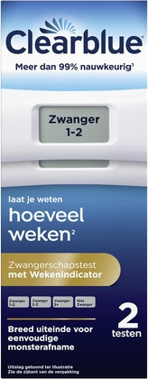 Digitaler Schwangerschaftstest Clearblue mit Wochenanzeige