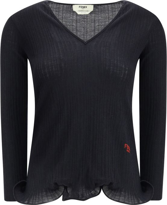 Fleece Wool Top Fendi