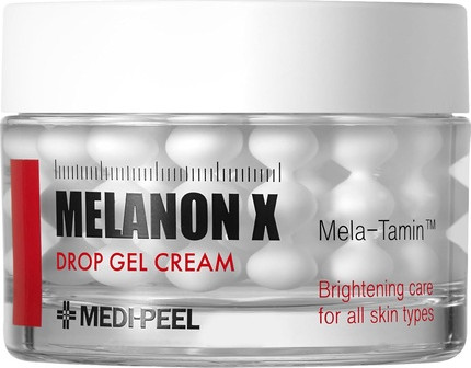 Medi-Peel Melanon X Drop gel kremi 23,5% Melatamin bilan samarali quyuq dog'lar va notekis rangni davolovchi krem