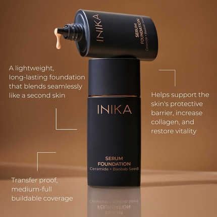 Сыворотка-тональная основа Foundation Inika Organic Serum Foundation