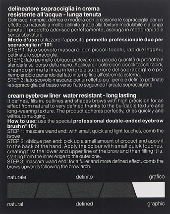 Eye Brow Remover Make-up Diego Dalla Palma
