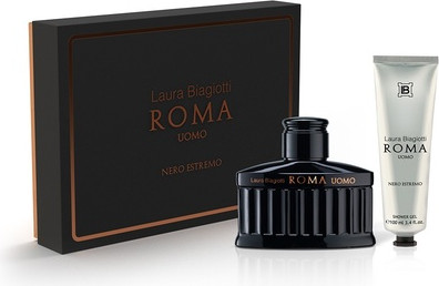 Duftset Laura Biagiotti Confine Roma Uomo Nero Estremo