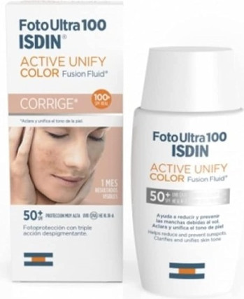 Gesichtssonnencreme ISDIN FotoUltra 100 Active Unify Color