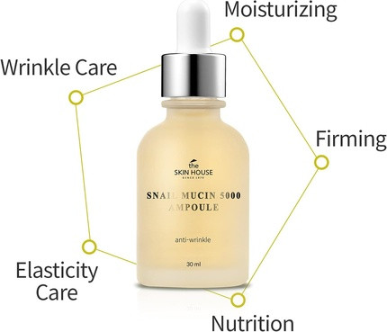 The Skin House Snail Mucin 5000 Ampoule
