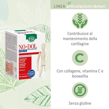 Dietary Supplement Esi Vitamin No-Dol Forte Collagen Based