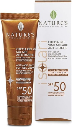 Anti-Wrinkle Face Gel Cream SPF50 Biosline Nature's I Solari