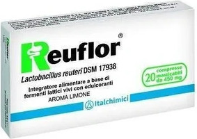 Dietary Supplement Italchimici Reuflor Lemon Flavor
