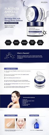 Mizon Placenta Ampoule Creme