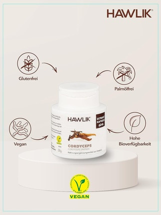 Kapseln Hawlik HAWLIK Cordyceps CS-4 Extrakt