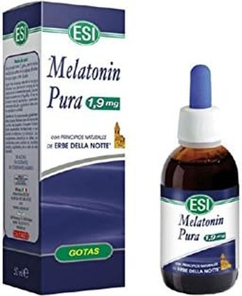 Dietary Supplement Esi Trepatdiet Melatonin Pura 1.9mg with Herbal Notes