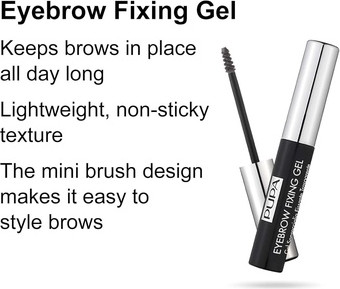 Eyebrow Gel Pupa Milano Instant Brow Grooming Shaping and Control