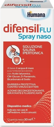 Hypertonische Kochsalzlösung Humana Difensil Nasenspray
