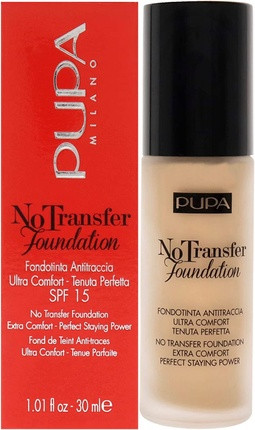 Foundation Pupa Milano No Transfer Foundation SPF 15