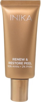 Peel with AHAs and PHAs and Natural Exfoliating Particles Inika Renew & Restore