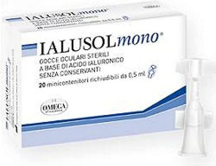 Augentropfen Omega Ialusol Mono