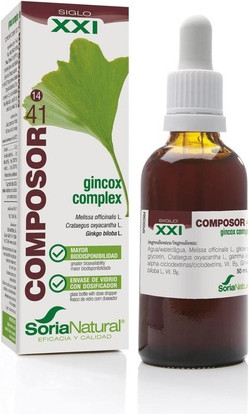 Vitamin Serum Soria Natural Composor 41 Gincox Complex