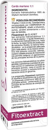 Nutricosmetics Eladiet Fitoextract Milk Thistle