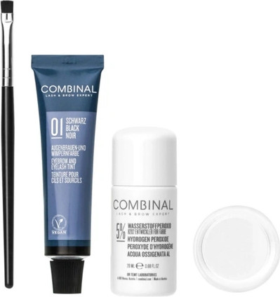 Augenbrauenfärbe-Set Perron Rigot Combinal Wimpern- und Augenbrauenfärbe-Set Schwarz