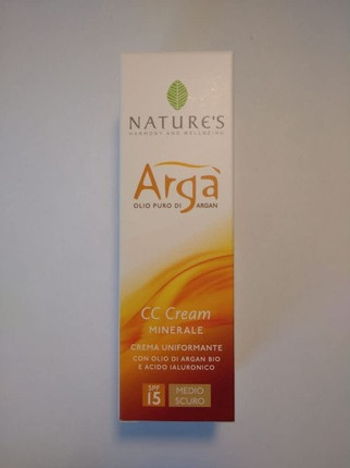 Face Cream Biosline Arga CC Face Cream Me/Dark