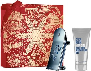 Eau De Toilette Spray und Duschgel Set Carolina Herrera 212 Heroes