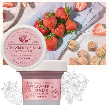 Wash Off Gesichtsmaske Skinfood Strawberry Sugar