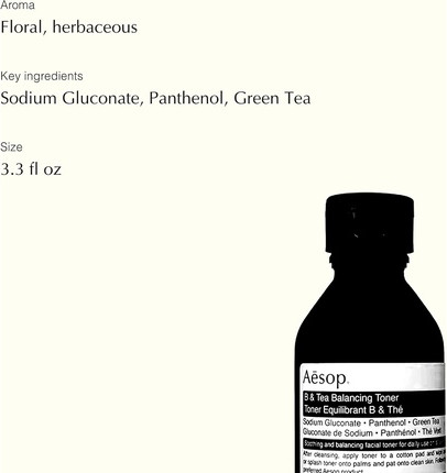 Toner Aesop B & Tea Balancing