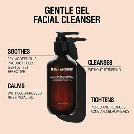 Gentle Gel Facial Cleanser Grown Alchemist Grown Alchemist