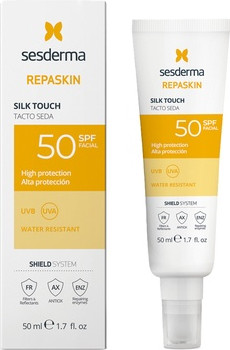 High Protection Sunscreen Sesderma Repaskin Facial Spf50 Silk Touch
