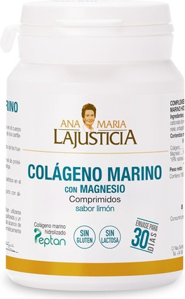 Tablets Ana Maria Lajusticia Marine Collagen with Magnesium Lemon Flavor