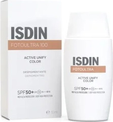 Fluid Face Sun Protection ISDIN Fusion Fluid Active Unify Color Spf50
