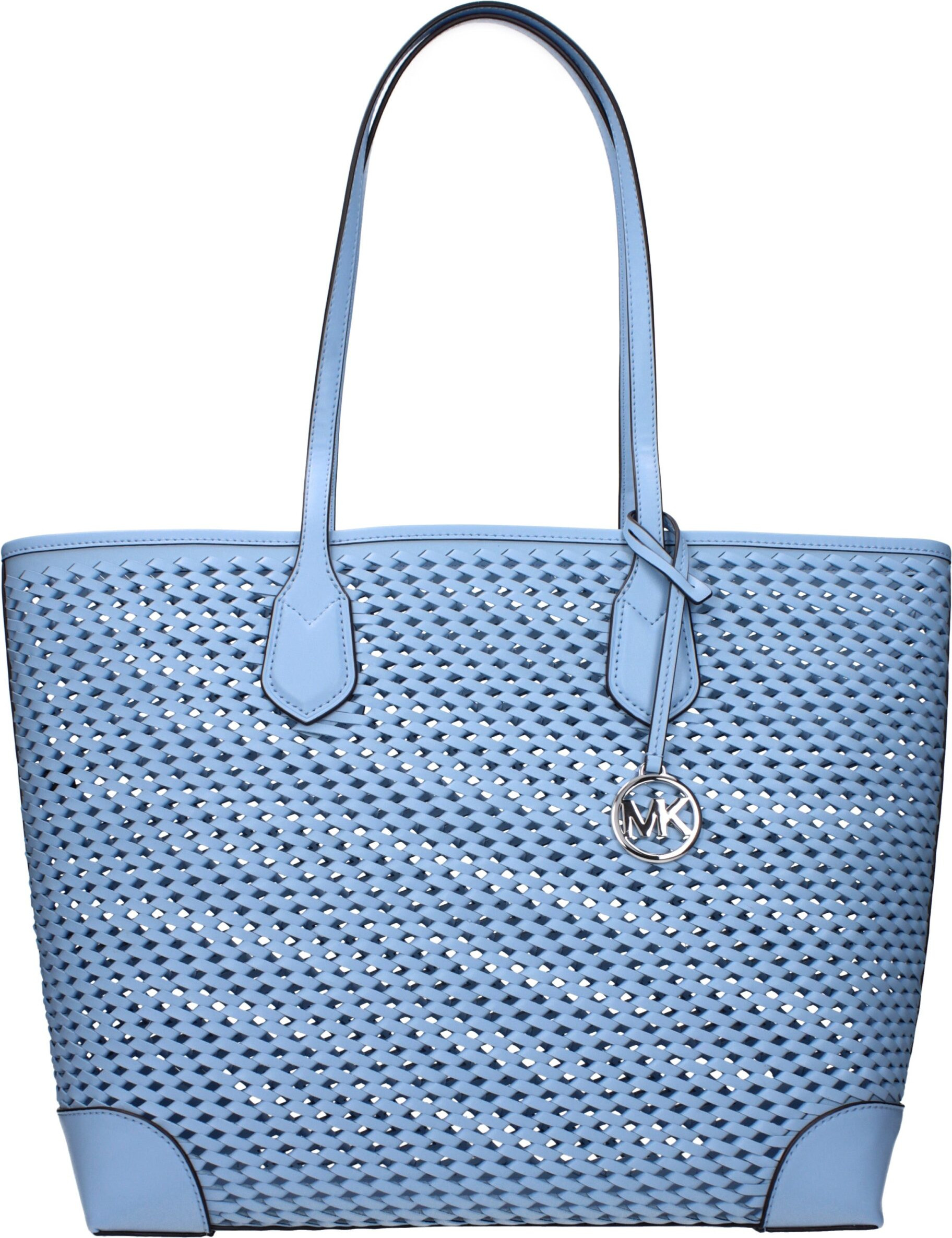 Сумка через плечо Michael Kors Голубая Кожа