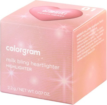 Highlighter Colorgram Milk Bling Heartlighter