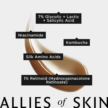 Night Cream Allies of Skin Multi Acids & Retinoid Brightening Sleeping Facial