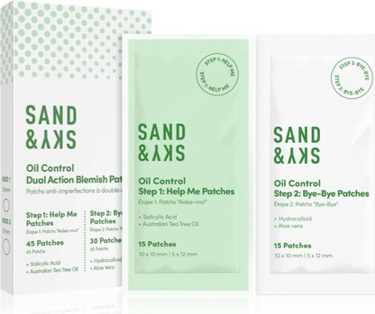Pimple Treatment Patches Sand & Sky Oil Control Dual Action