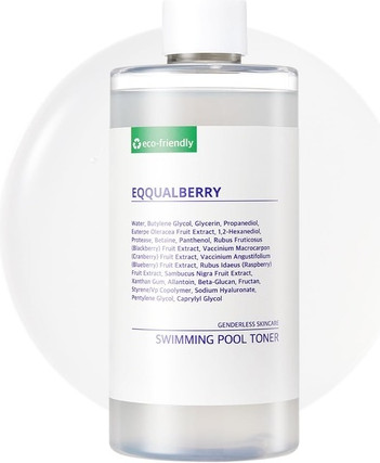 Toner Equalberry Eqqualberry Swimming Pool Face Moisturising and Soothing Facial