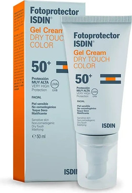 Sonnencreme Gel-Creme ISDIN Isdin Sonnenschutz LSF 50 Dry Touch Farbe