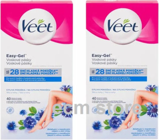 Wax Bands Veet Easy-Gel Sensitive Skin