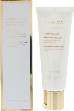 Sleeping Mask Missha Super Aqua Cell Renew Snail