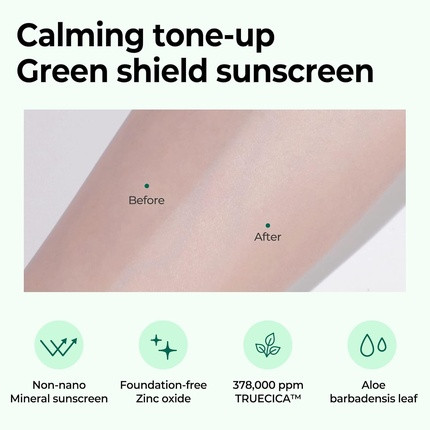 Tone-Up Sonnencreme Some By Mi Truecica Mineral Calming
