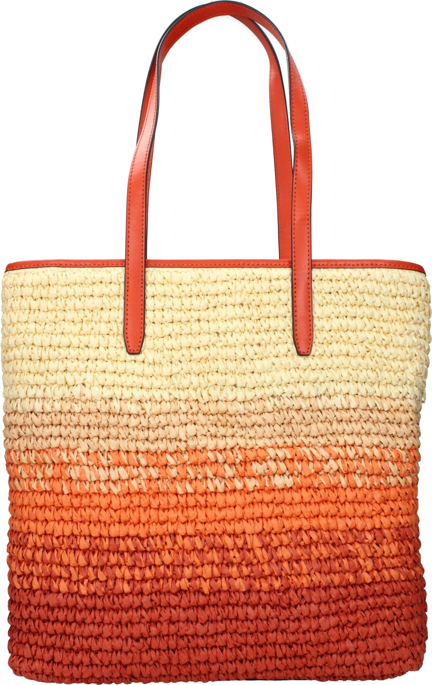 Shoulder Bags Michael Kors Orange Raffia