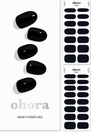 Semi Cured Gel Nail Strips Ohora Onyx