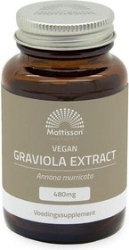 Mattisson Graviola ekstrakti 480 mg - o'simliklardan tayyorlangan parhez qo'shimchasi