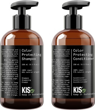 Hair Care Set Kismet KIS Green Color Protecting Duoset