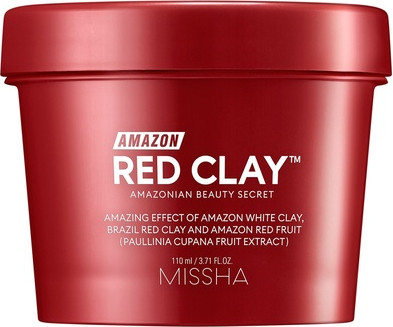 Abwaschbare Maske Missha Amazon Red Clay Pore Mask Wash Off