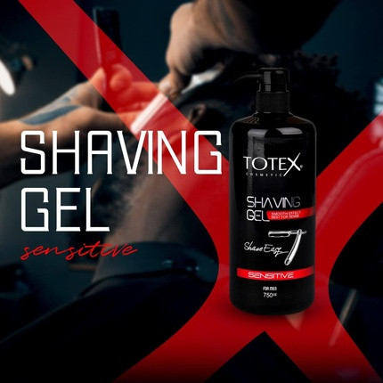 Гель для бритья Totex Sensitive Smooth Skin Cool Effect Мужской Уход Всё Тело Зона Бикини для Женщин