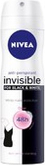 Антиперспирант Nivea Invisible For Black & White Clear