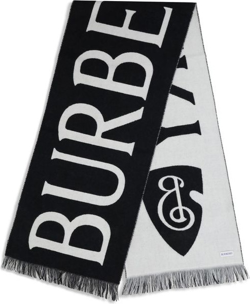 Scarf Burberry Wool logo Scarf